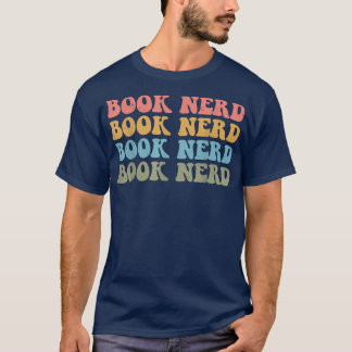 Camiseta Livros Engraçados Leitor de Livros Nerd Vintage Gr