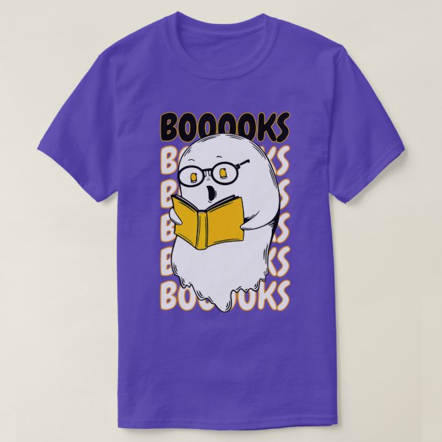 Camiseta Livros Fantasmas Biblioteca de Livros de Professor (Frente do Design)