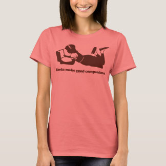 Camiseta Livros fazem bons companheiros