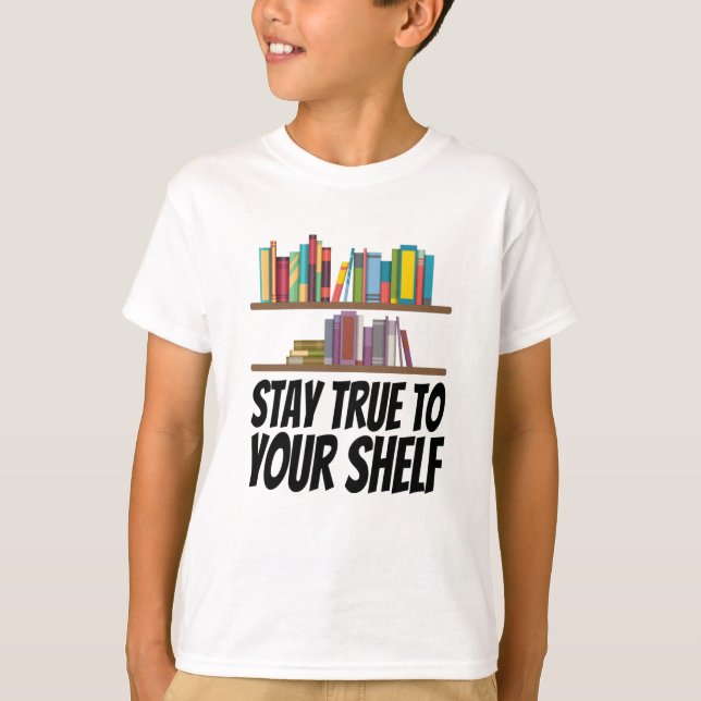 Camiseta Livros - Fiel à Sua Prateleira (Frente)