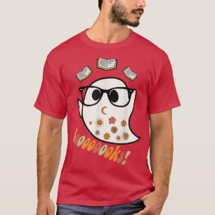Camiseta Livros! Ghost Lendo Biblioteca de Livros de Folha