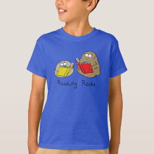 Camiseta Livros Leitura Crianças Engraçado