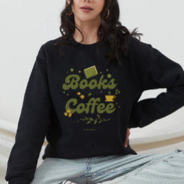 Camiseta Livros Modernos & Café Personalizado Amante de Liv
