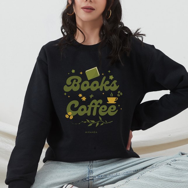 Camiseta Livros Modernos e Livro de Café Personalizados (Criador carregado)