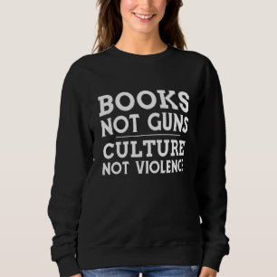 Camiseta Livros Não Armas Cultura Não Violência Apoio ao Ho