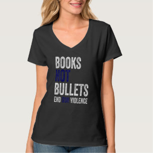 Camiseta Livros Não Marcadores Acabam com a violência das a