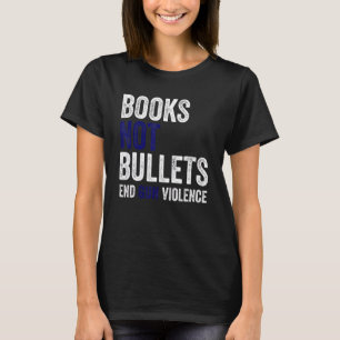 Camiseta Livros Não Marcadores Acabam com a violência das a