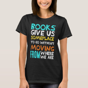 Camiseta Livros Nos Dá Algum Lugar Para Ir Professor de Lei