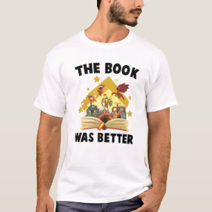 Camiseta Livros - O Livro Era Melhor - Dragão - Feiticeiro