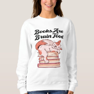 Camiseta Livros - Os Livros São Comida Cerebral