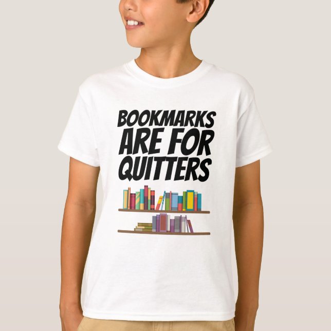 Camiseta Livros - Os Marcadores São Para Caixas (Frente)