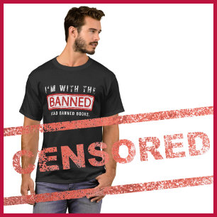 Camiseta Livros Proibidos Censura Estou Com os Proibidos