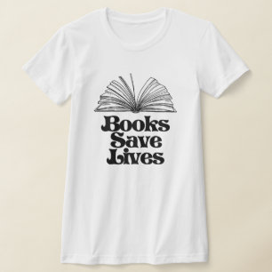 Camiseta Livros Salvar Vidas