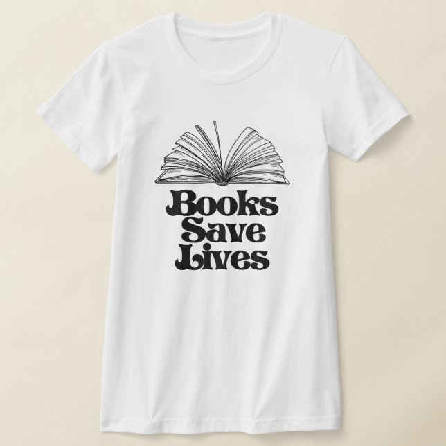 Camiseta Livros Salvar Vidas (Postura )