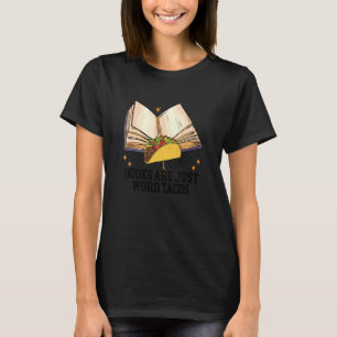 Camiseta Livros São Apenas Tacos De Palavras Lendo Leitor D