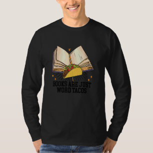 Camiseta Livros São Apenas Tacos De Palavras Lendo Leitor D