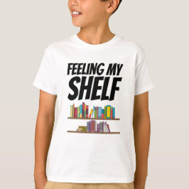 Camiseta Livros - Sentir Minha Prateleira