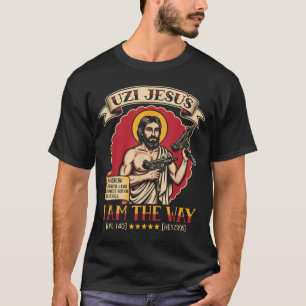 Camiseta Livros Uzi Jesus Rpg Religião Cristã Deus