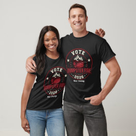 Camiseta Lixeira de Votos 2026 Paródia Política Satírica