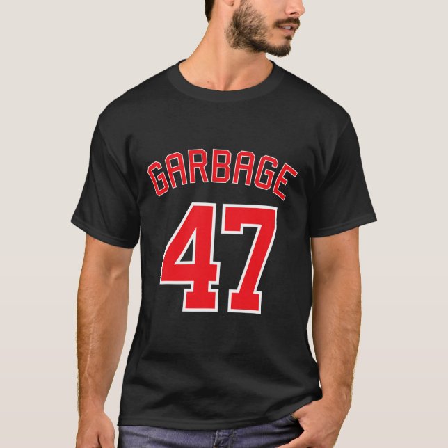 Camiseta Lixo 47 Para Presidente Trump (Frente)