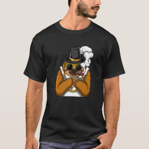 Camiseta Lixo animal fuma cigarros estilo hip hop que