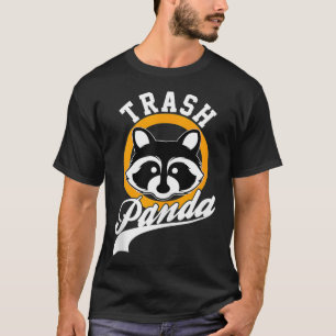 Camiseta Lixo Bonito Panda Raccoon Salve Panda Lixo