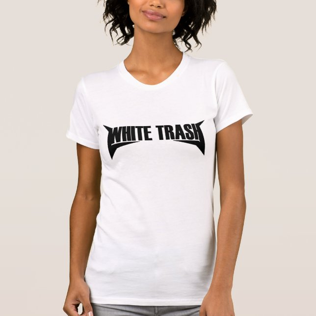 Camiseta Lixo branco (Frente)
