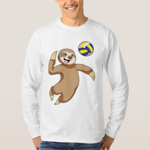 Camiseta Lixo como Voleibol