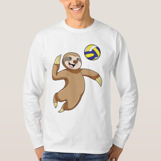 Camiseta Lixo como Voleibol (Frente)