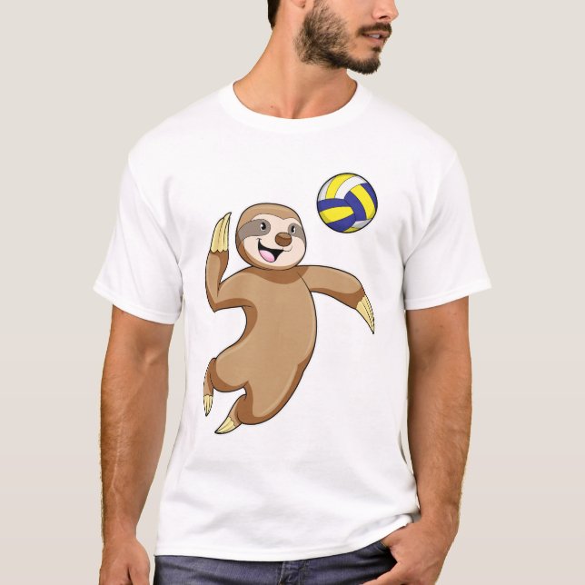 Camiseta Lixo como Voleibol (Frente)