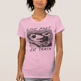 Camiseta Lixo de Comida Rápida ao Vivo