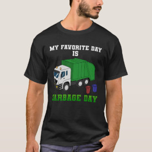 Camiseta Lixo - Dia Favorito Carro Sujo Reciclagem Da