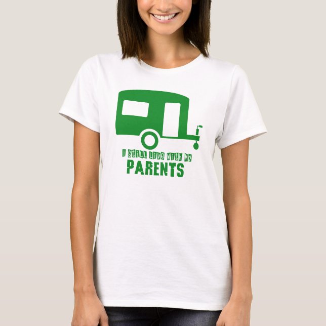 Camiseta Lixo do reboque (Frente)