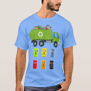 Camiseta Lixo do Reciclagem de Gerenciamento de Resíduos Tr