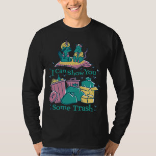 Camiseta Lixo do tapete de alcaçuz Funny Rat