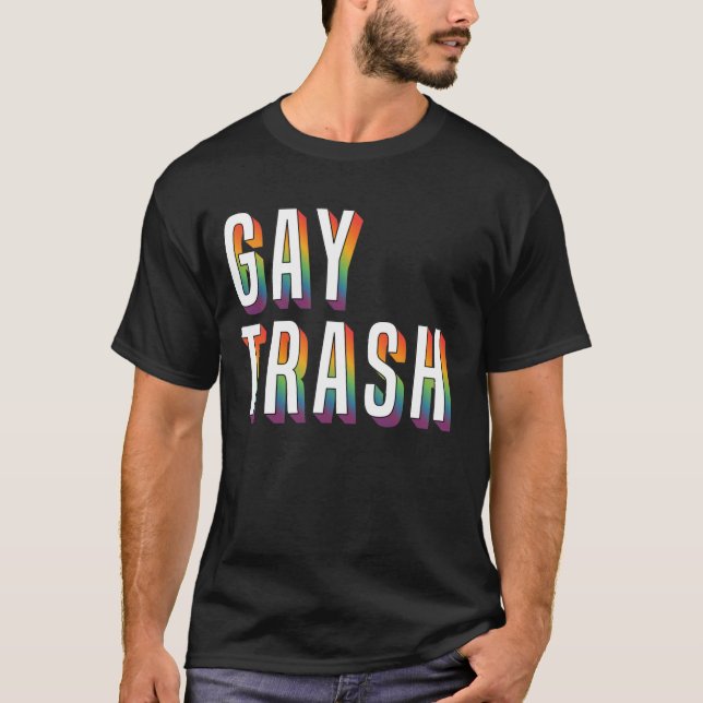 Camiseta Lixo Gay (Frente)