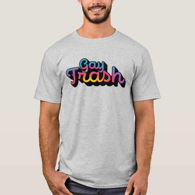 Camiseta Lixo Gay (Frente)