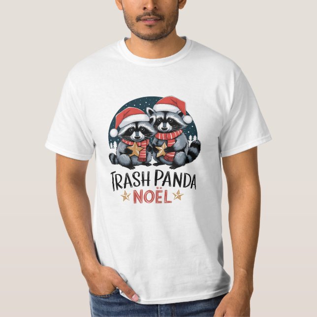 Camiseta Lixo Panda Noel (Frente)