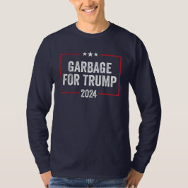 Camiseta Lixo para Trump 2024