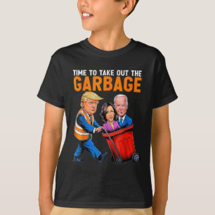 Camiseta Lixo Para Trump 2024, Hora Engraçada De Tirar Lixo