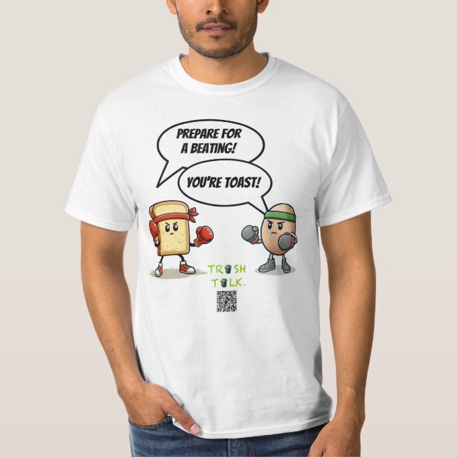 Camiseta Lixo-Talk / Ovo vs Brinde — por LoGoss (Frente)