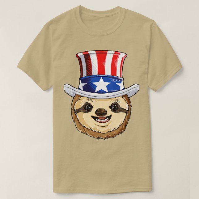 Camiseta Lixo Tio Sam 4 de julho para Homens Meninos Gir (Frente do Design)