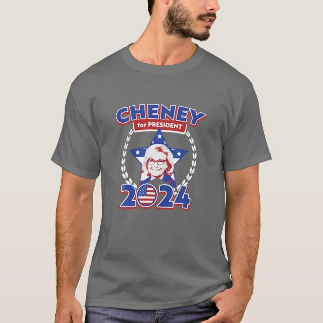 Camiseta Liz Cheney Para O Presidente 2024 (Frente)
