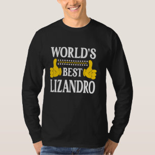 Camiseta Lizandro Personal Name First Name World's Best Liz