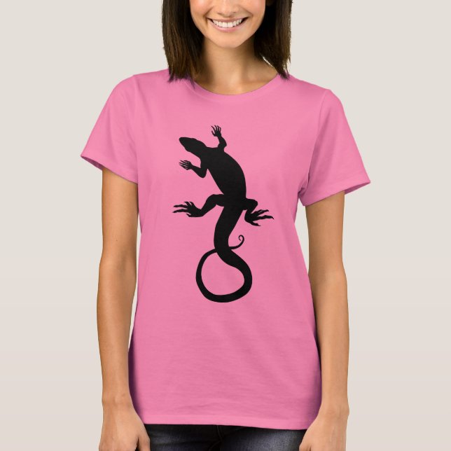 Camiseta Lizard, Camisas Orgânicas Lizard, de uso  (Frente)