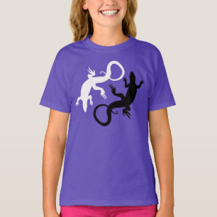 Camiseta Lizard de Menina Camiseta Orgânica Lizar