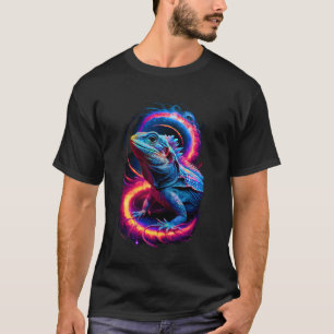 Camiseta Lizard Galaxy Reptile Exotic Iguana Beared Dragon
