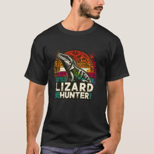 Camiseta Lizard Hunter Tribal Adventure Reptile Anole Lover