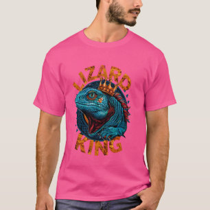 Camiseta Lizard King Funny Reptile Exotic Iguana Bearded Dr