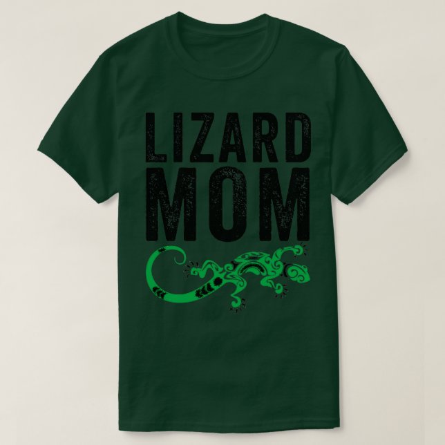 Camiseta Lizard Mãe Engraçada Gecko Reptile Mãe 2 (Frente do Design)